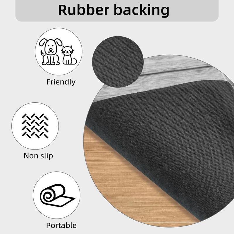 IIDEA Food and Water Bowl Mat for Dog Cat, 20 x 12 inches Waterproof Non-Slip Absorbent Pet Feeding Matt Placemat - Image 4
